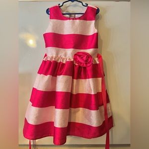Pink striped dress